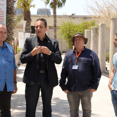 פגישת נציגי האגודה עם נשיא לה"ב