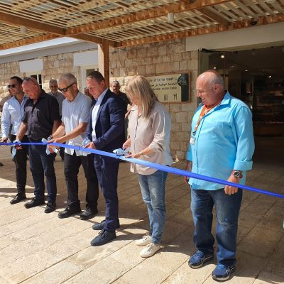 טקס פתיחת מרכז מבקרים המחודש במגידו