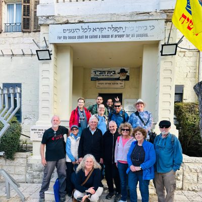 סיכום סיור במושבה הגרמנית בחיפה תחת צלב הקרס .