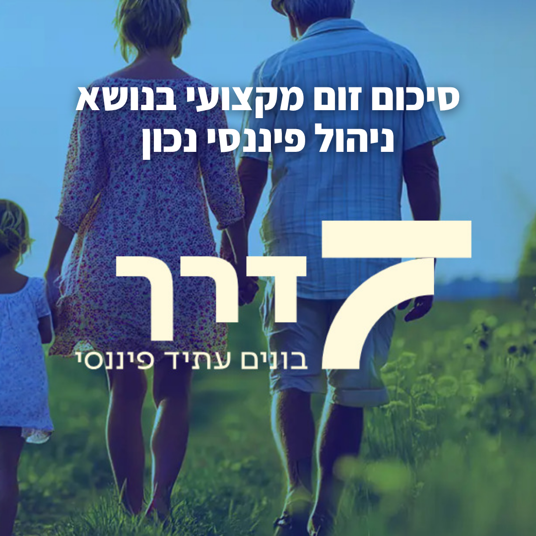 סיכום זום מקצועי פיננסי בשיתוף "דרך"